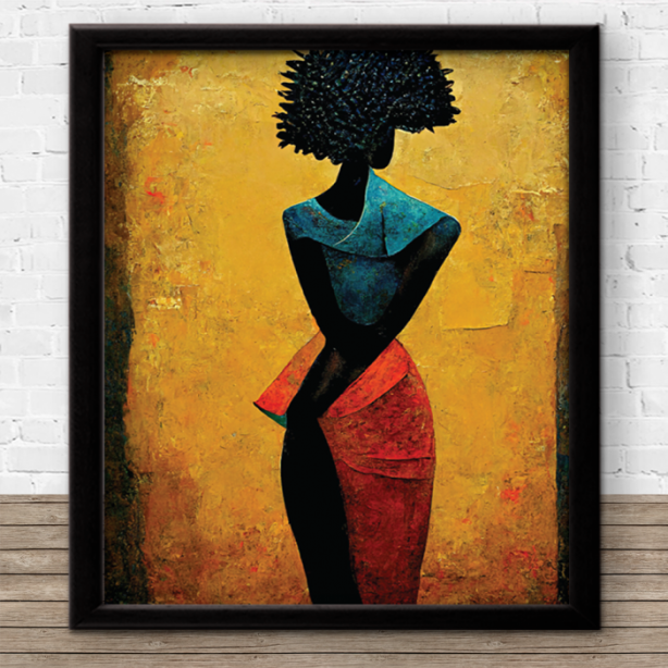 Black Woman Print D